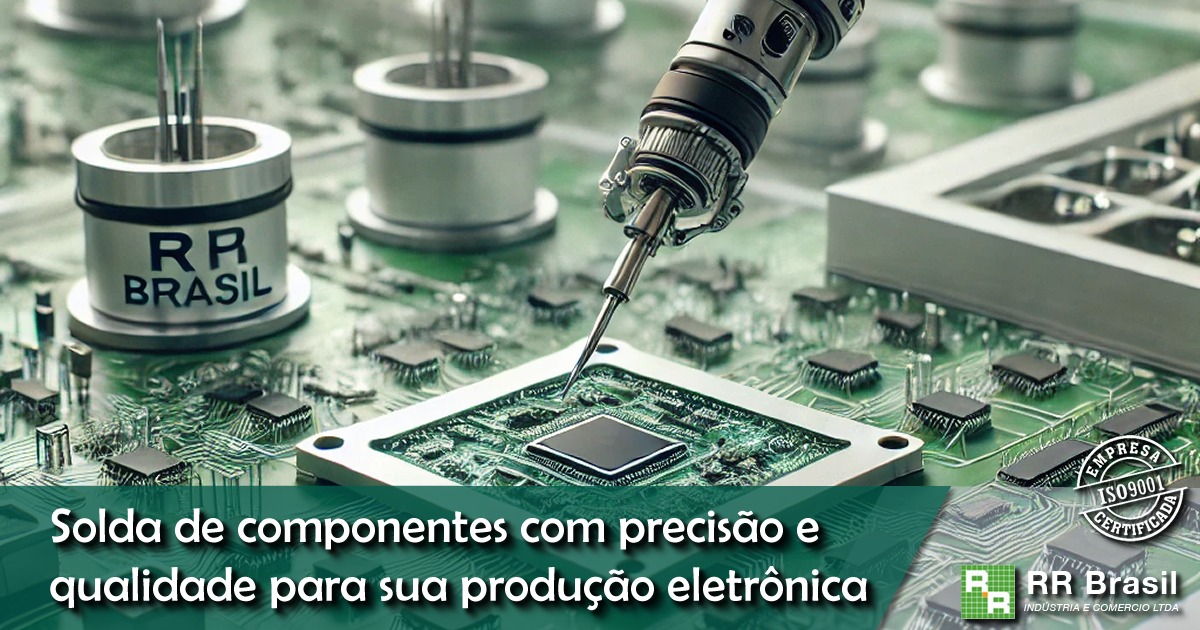 Solda de componentes: desempenho e confiança na montagem eletrônica